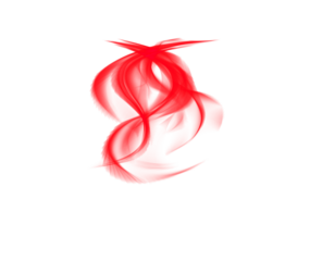 Colorful Flame Overlay on Transparent Background