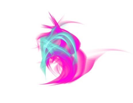 Colorful Flame Overlay on Transparent Background - Powered by Adobe