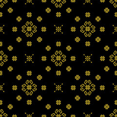 Indigo navy blue geometric traditional ethnic pattern Ikat seamless pattern border abstract design for fabric print cloth dress carpet curtains and sarong Aztec African Indian Indonesian 