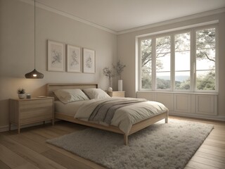 modern bedroom interior