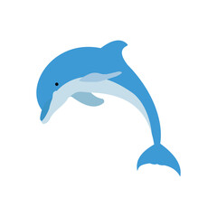 Dolphin Marine Animal Illustration.