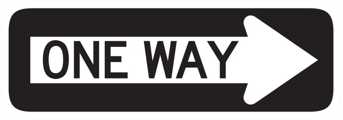 one way