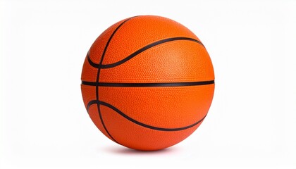 "Basketball, isolated on white background, sports stock photo"
