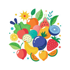 hand-drawn-colorful-doodle-fruits-and-berries