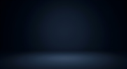 Dark, moody, gradient background with subtle lighting variations.  A deep blue studio backdrop ideal for product photography or graphic design.