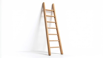 Stylish Wooden Ladder Leaner Ladder Home Decor Interior Design Rustic Ladder Seven Rungs Light Wood