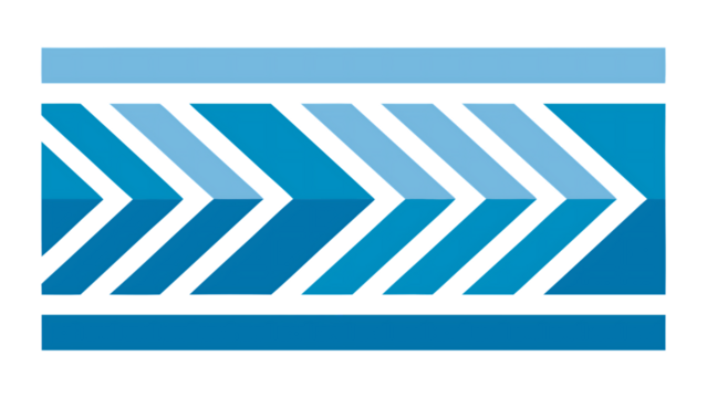 Directional chevron pattern isolated on a transparent background - Powered by Adobe