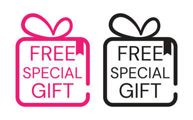 Free special gift vector illustration design.
