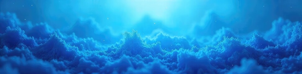 Serene Abstract Blue Background Indigo and Royal Blue Hues for Calming Websites, Presentations, and Design Projects