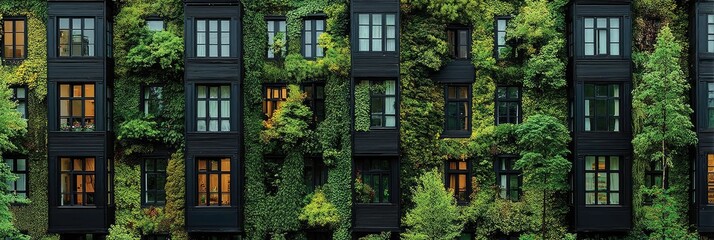 Hedge with Numbered Signs