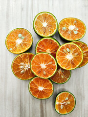 Artistic Arrangement of Fresh Citrus Fruits