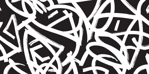 Grunge graffiti brush stroke vector background. Use this texture in vector format to make your work stand out. It can be used as a background or foreground image of any size. © PanzaDesign