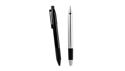 Black Ballpoint Pen and Refill Stationery Essentials