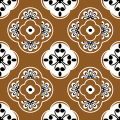 seamless ceramic geometric wallpaper design pattern