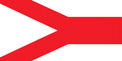 Red arrow pointing right direction isolated on a transparent background