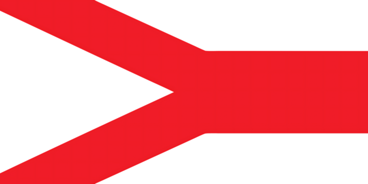 Red arrow pointing right direction isolated on a transparent background