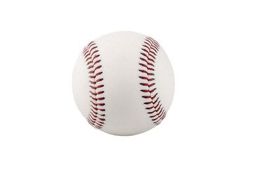 Baseball isolated on a transparent background, perfect for sports-themed designs, evokes nostalgia and the spirit of the game, ideal for spring and summer projects