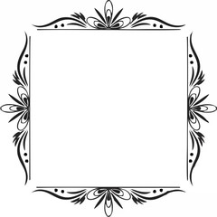 Elegant Black Vintage Frame V...