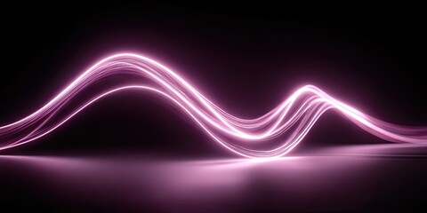 Glowing Pink Wave
