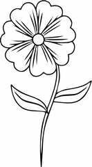 Flowers nature cartoon Vecto.eps