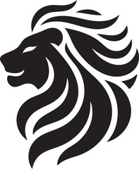Fototapeta premium lion head tattoo