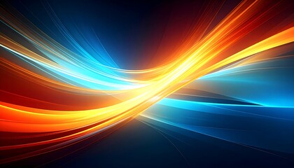 Obraz premium Abstract design with dynamic flowing colors