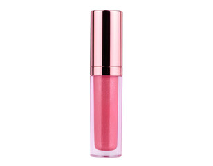Lip gloss tube isolated on transparent background.
