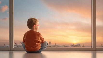 An emotional farewell email sent from an airport