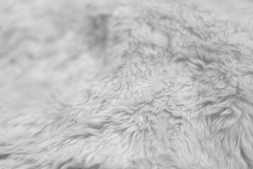 white fur fabric material background