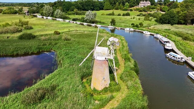 Windmill next to the River Bure