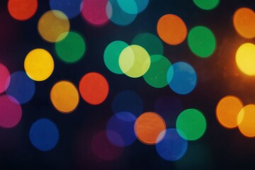 Obraz premium Abstract bokeh lights background with vibrant colors