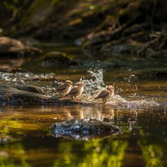 Obraz premium alligator in the water