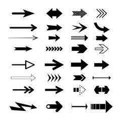 set of arrow icons dynamic arrow collection for modern design projects