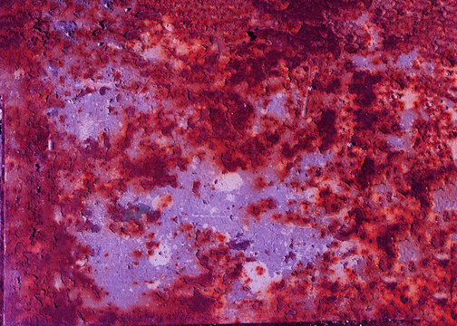 Abstract red background for copyspace design. Vibrant distressed paint.