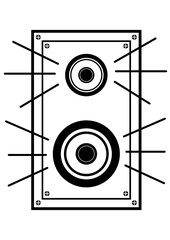 Music speaker column