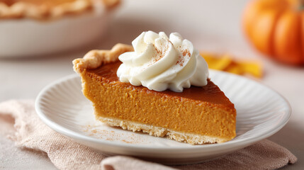 Seasonal Dessert on Plate