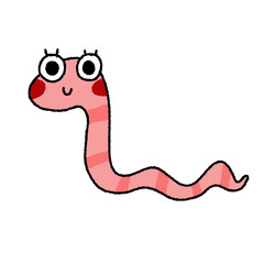 Obraz premium pink snake