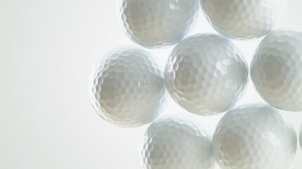 Minimalist golf ball composition with reflections for athletic branding