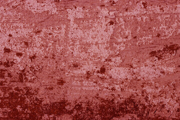 Abstract background of old red plaster.