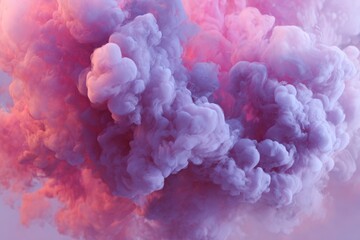 Obraz premium Colorful abstract clouds in shades of pink and purple.