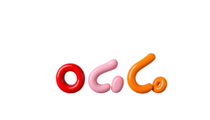 3D Rendered Thai Numerals Colorful and Playful