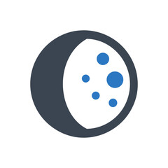 Waning moon icon