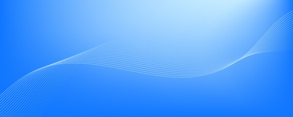 Abstract blue wave background