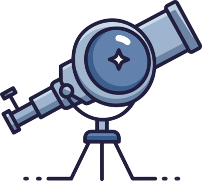 A simple illustration of a telescope