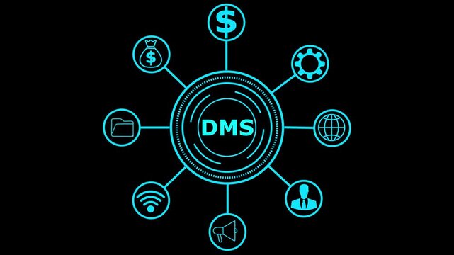 Document management DMS System Digital rights management. Business, success, system, technology, users Technology, business insights from large data documentation