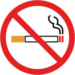 No smoking sign transparent png. High resolution vector icon
