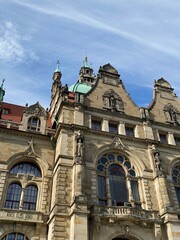 Fototapeta premium New Town Hall or Neues Rathaus in Hannover, Germany. 