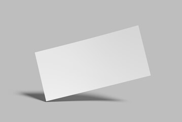 gift voucher blank mockup