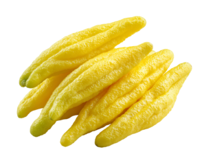 Pile of buddha's hand citrus fruits