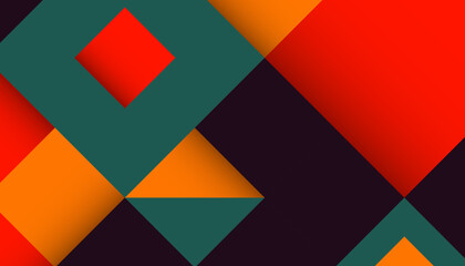 Obraz premium A business card features a vibrant, fragmented color wheel on the left, contrasting with clean, gray text on a white background to the right. Business Card